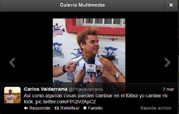 "Pibe" Valderrama se corta su clásica melena