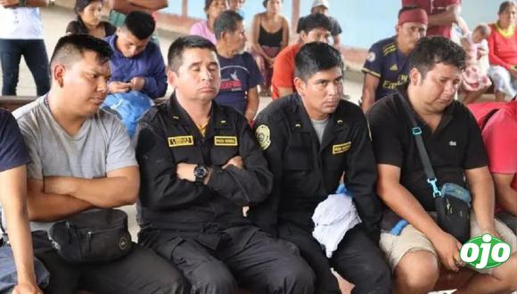 Caso Wampís: Dictan sietes días de detención preliminar contra tres policías acusados de proteger barcos de minería ilegal
