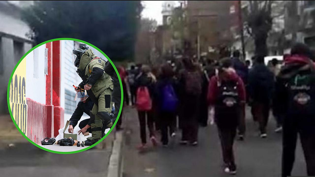 Dos colegios reciben nueve amenazas de bombas en 10 días (VIDEO)
