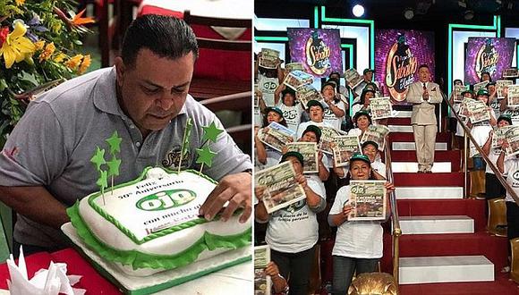 ​Andrés Hurtado dedicó programa a Diario Ojo por sus 50 años (FOTOS y VÍDEO)