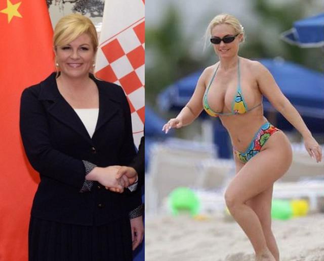 ​¿Son reales estas fotos en bikini de la presidenta de Croacia? [FOTOS]