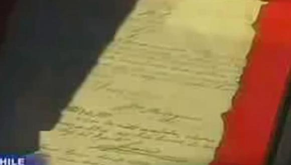 Carta de Francisco Bolognesi fue incautada en tienda de antigüedades en Chile 