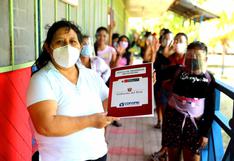 Cofopri entrega títulos de propiedad a entidades públicas y familias de caserío en Ucayali