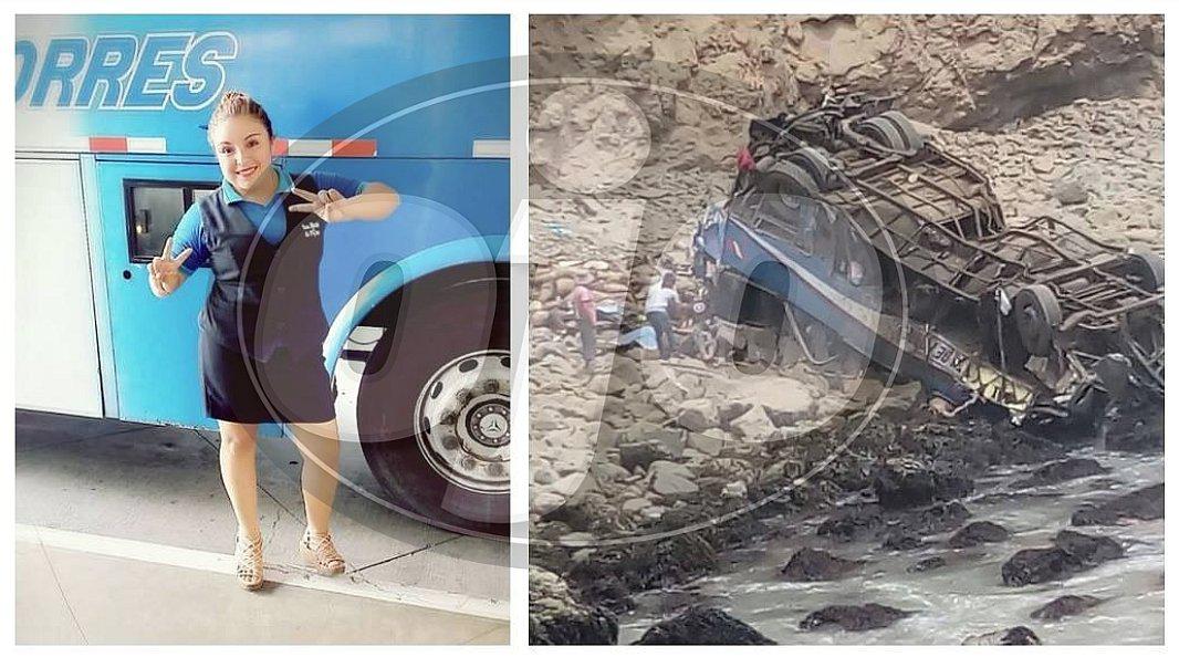 ​Accidente en Pasamayo y la triste historia detrás de la muerte de terramoza de bus siniestrado