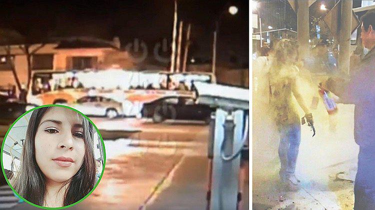 Imágenes inéditas del ataque con gasolina a Eyvi Ágreda dentro de bus
