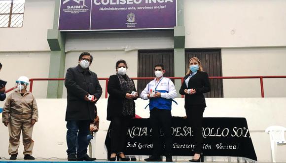 Campaña “Oxígenando La Libertad” entregó 99  pulsioxímetros en Trujillo (Foto: Gore La Libertad).