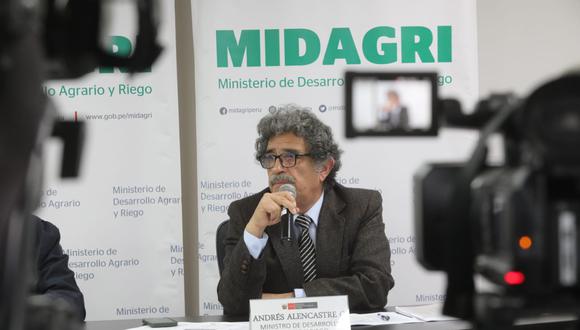 “La diversidad en las diferentes zonas (geográficas) nunca van a provocar una desabastecimiento critico (de alimentos)”, dice Alencastre. (Foto: Midagri)