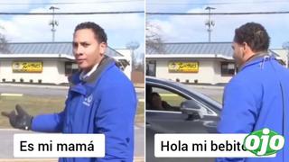 Periodista es interrumpido por su mamá EN VIVO