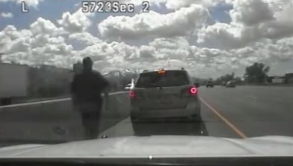 Estados Unidos - Image blurred by the Utah Highway Patrol