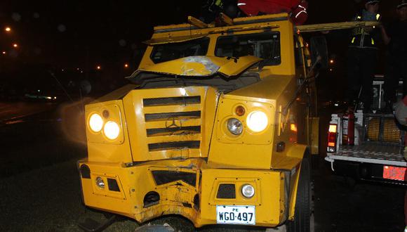 Camión de Prosegur se despista en La Molina y deja cuatro heridos 