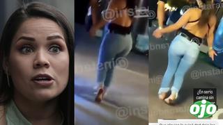 Captan a Andrea San Martín caminando sin zapatos en discoteca y luciendo los pies sucios | VIDEO