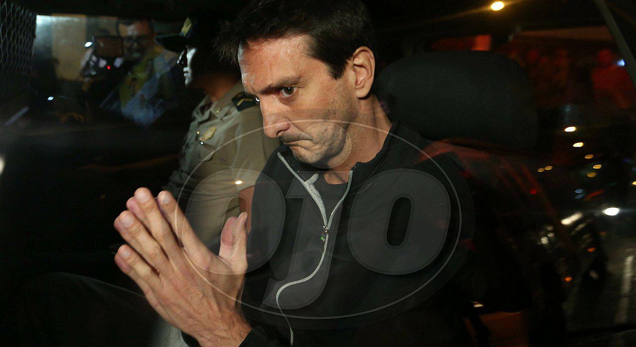 Imágenes inéditas de la detención por error de Edu Saettone 