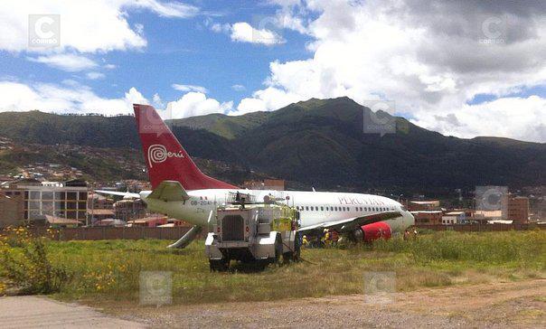 Cusco: Despiste de avión en aeropuerto provoca suspensión de vuelos  