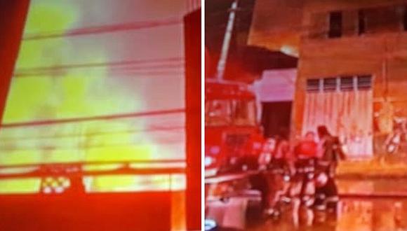 Cercado de Lima: incendio en presunto taller clandestino dañó viviendas y negocios