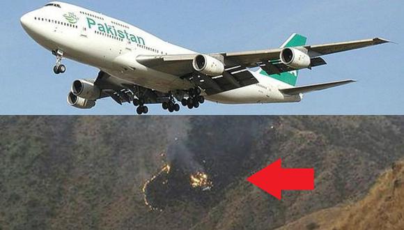 Avión cae en Pakistán y se reportan 47 muertos