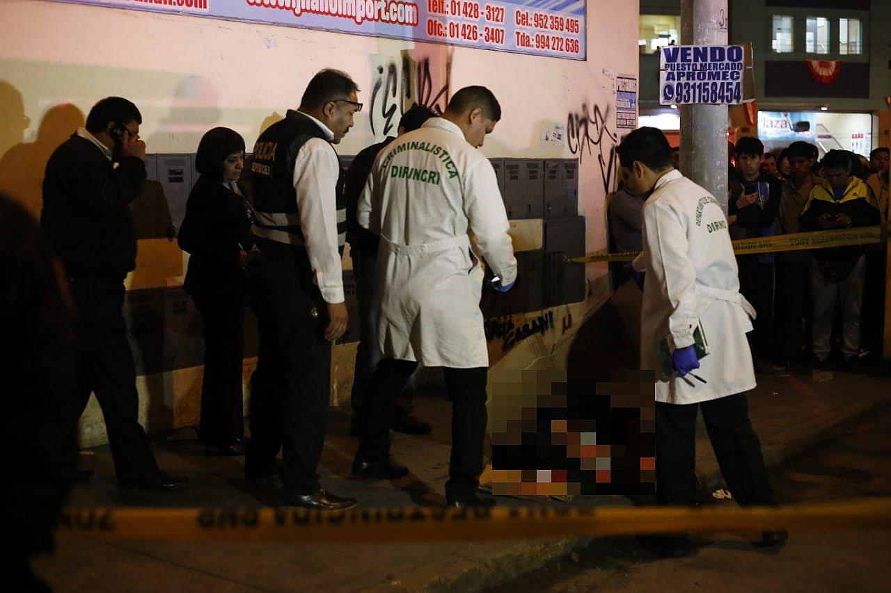 Balacera deja una persona fallecida en el Centro de Lima (VIDEO) 