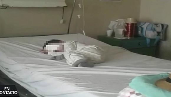 Niño no sufrió daños a la vista tras explosión de máquina en sala de operación de Chiclayo
