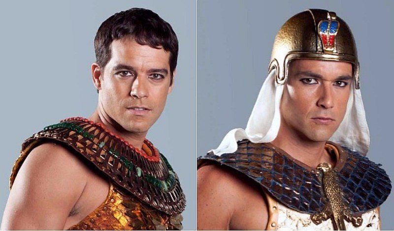 Guapos actores de 'Moisés y los diez mandamientos' llegan a Lima