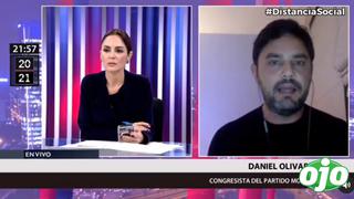 Mávila Huertas y su reacción con Daniel Olivares en entrevista | VIDEO