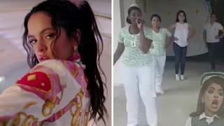 Enfermeras son la sensación al crear versión de ‘Con altura’ de Rosalía | VIDEO