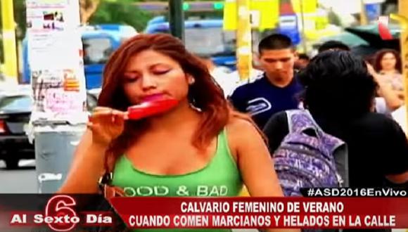 ​YouTube: mujeres sufren acoso sexual en Lima por comer 'marcianos'