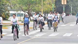 San Borja: Más de 400 participan en bicicleteada para fomentar la vida sana [FOTOS]