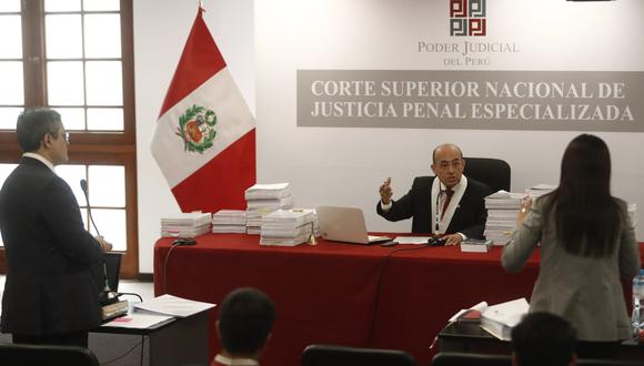 Giulliana Loza fue reprendida por el juez por un comentario que hizo sobre el fiscal Pérez. (Foto: GEC)