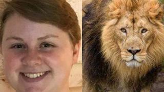 ​León mata a cuidadora que limpiaba el recinto y matan al animal