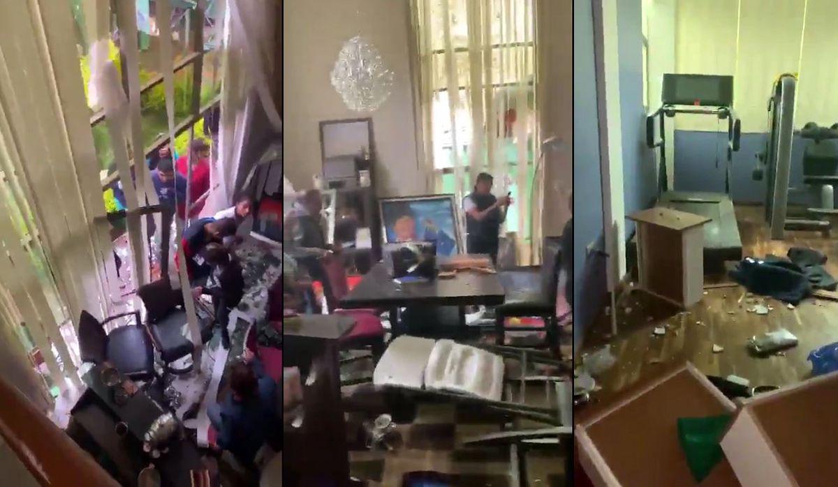 Asaltan casa de Evo Morales en Cochabamba. (Foto: Captura de video)