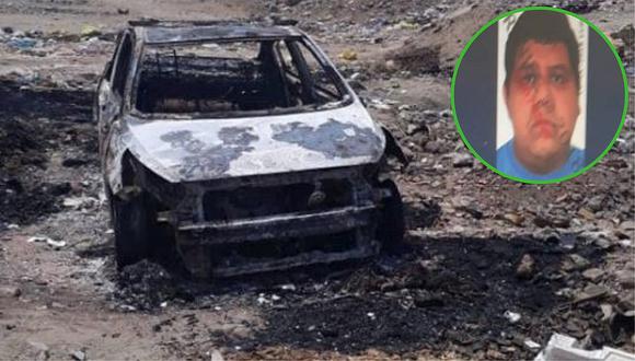 ​Rateros encierran y queman vivo a taxista dentro de su auto en Trujillo (FOTOS)