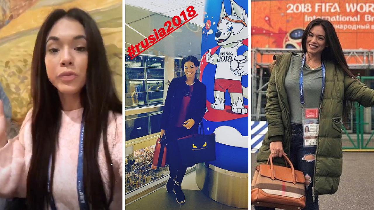 Los obstáculos que enfrenta Jazmín Pinedo cubriendo el mundial Rusia 2018