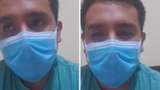 Médico con sospecha de coronavirus se muestra indignado con quienes no acatan la cuarentena  | VIDEO