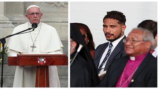 Paolo Guerrero llegó a Palacio de Gobierno para ver al Papa Francisco (VIDEO)