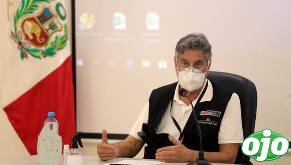Presidente Francisco Sagasti negó haber autorizado a su excanciller Elizabeth Astete vacunarse contra el COVID-19. (Foto: Presidencia del Perú)