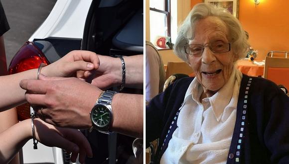Abuelita de 104 años pide ser arrestada y policía le cumplirá su sueño