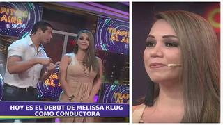 Melissa Klug debuta como conductora de televisión (FOTOS)