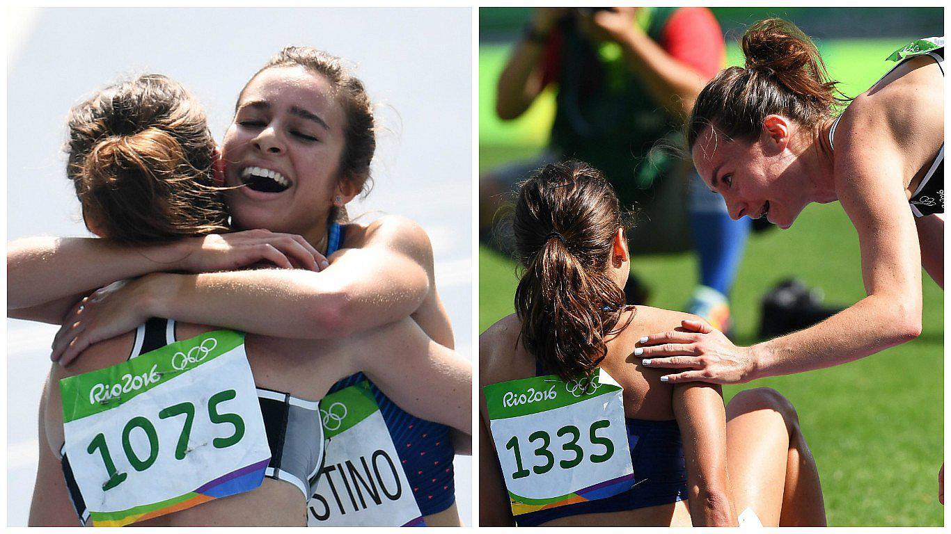 Río 2016: ​Hamblin y D'Agostino protagonizan el gesto más emotivo de los JJ.OO [VIDEO]