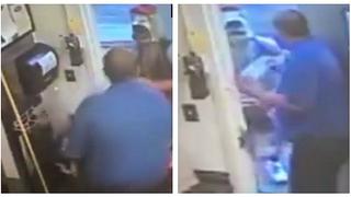 Hombre ingresó vestido de gaseosa a restaurante y trabajador no imaginó lo que pasaría (VIDEO)