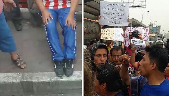 Vecinos de Palao toman Panamericana Norte y denuncian que Lima hizo pequeño y riesgoso paradero (VÍDEOS)