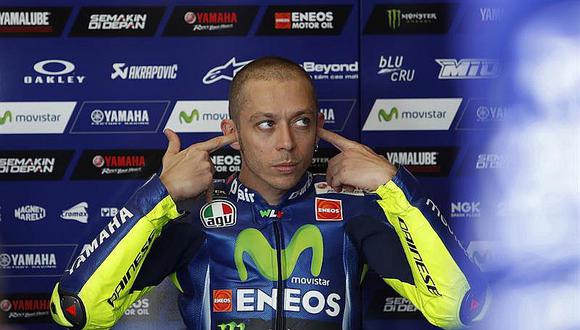 MotoGP: Valentino Rossi se “peló” y quedó décimo en España 