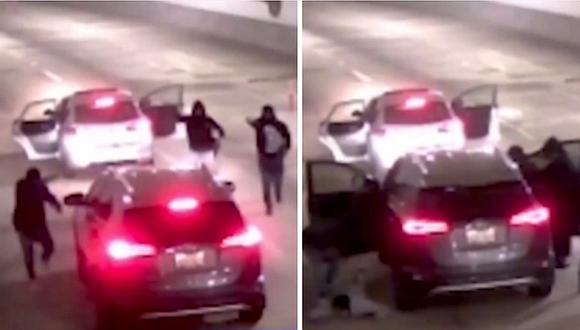 Sale a la luz imágenes del asalto a una familia dentro de túnel de la Línea Amarilla | VIDEO