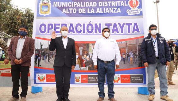Tacna: adultos mayores fueron atendidos en operación “Tayta” en distrito Alto de la Alianza (Foto difusión).