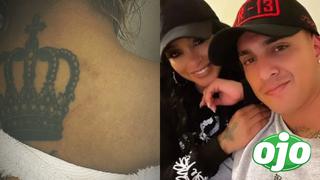 Eduardo Rabanal subió una foto del supuesto tatuaje de Paula Arias con un mensaje: “Te amo”