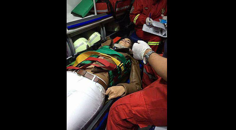 Valeria Piazza: Así quedó la Miss Perú tras accidente de tránsito [FOTO]  