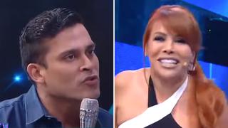 Magaly Medina sorprende a Christian Domínguez al ponerle tremendo apodo en vivo (VIDEO)