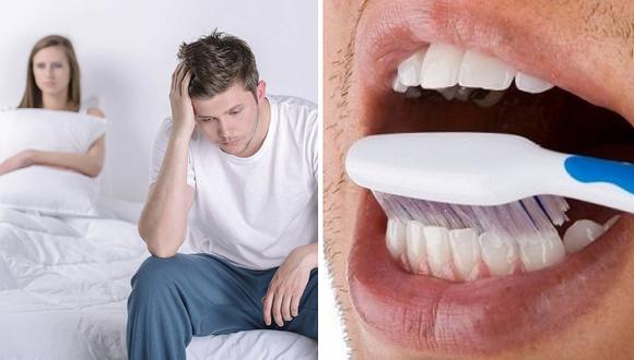 Cepillarse los dientes ayuda a los hombres prevenir la disfunción eréctil