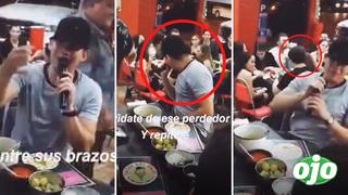 Joven se encuentra a su ex en karaoke y le dedica esta peculiar canción: así reaccionó su actual pareja | VIDEO