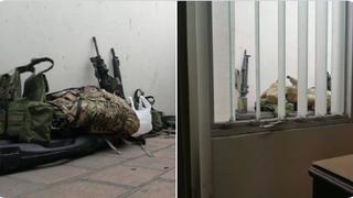 ¿Por qué fusiles de francotiradores fueron dejados fuera de oficinas del Congreso? | FOTOS