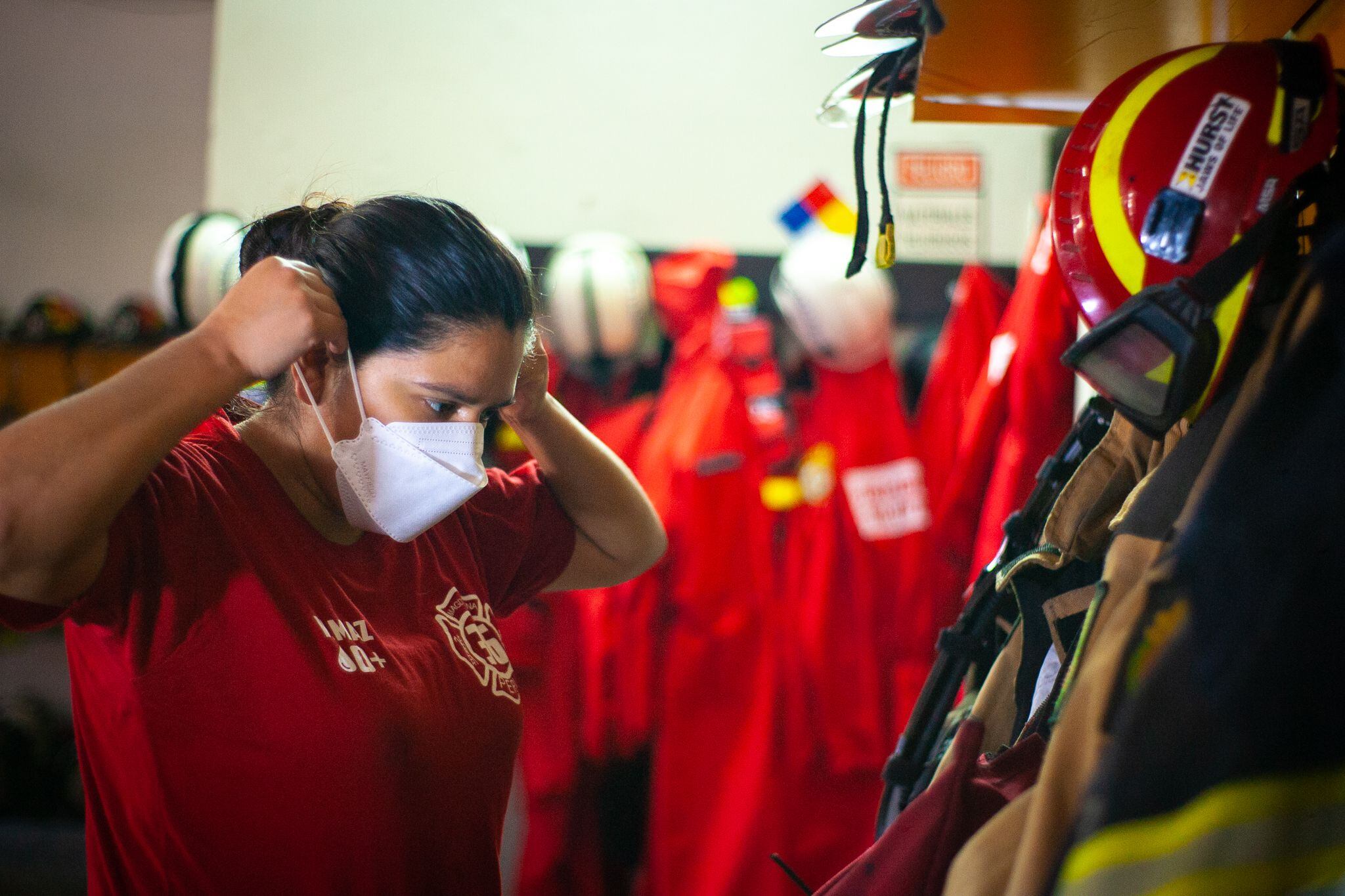 200 mil mascarillas KN95 donadas al Cuerpo General de Bomberos Voluntarios del Perú.