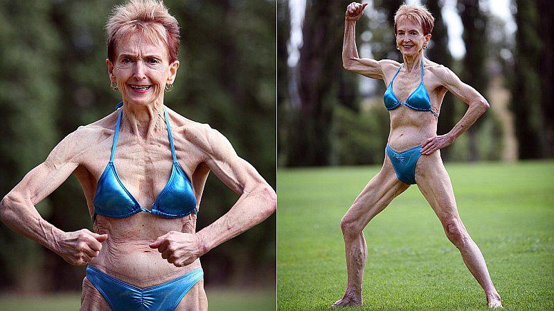 Abuela fisicoculturista revela su dieta secreta para mantener un escultural cuerpo